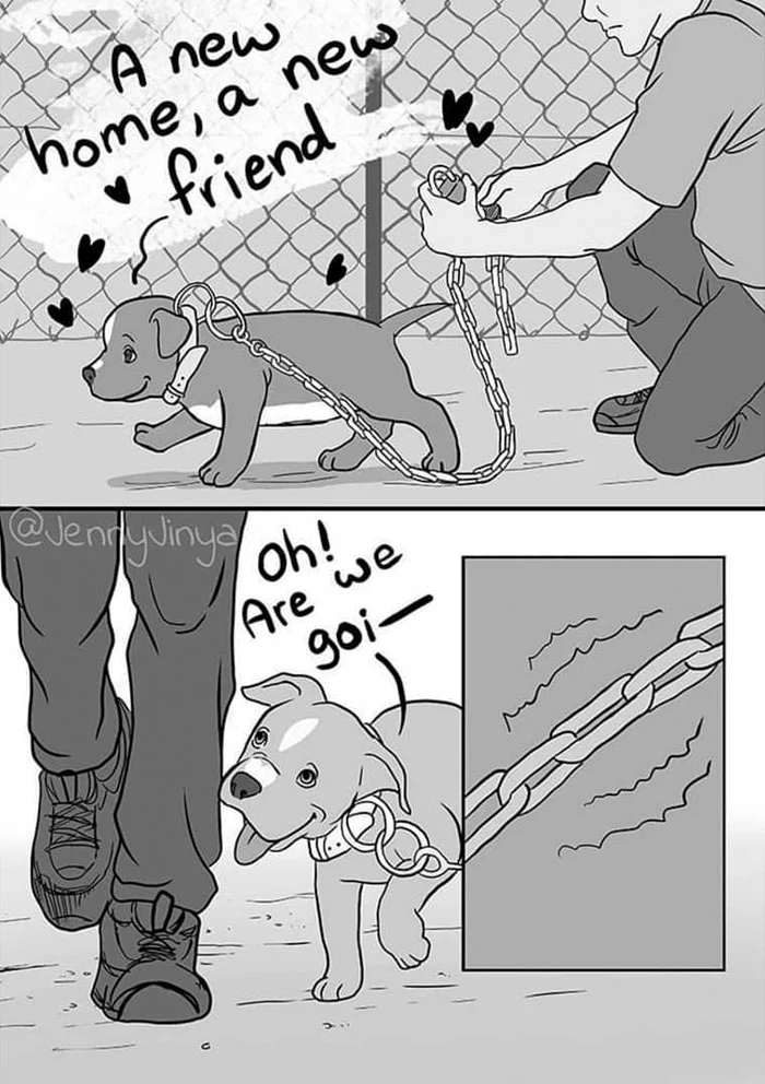 Life of a Fighting Dog - Jenny Jinya's Illustration 2 2 1