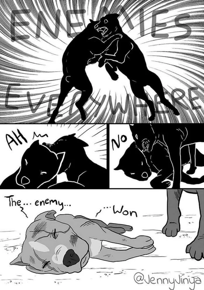 Life of a Fighting Dog - Jenny Jinya's Illustration 6 6 1